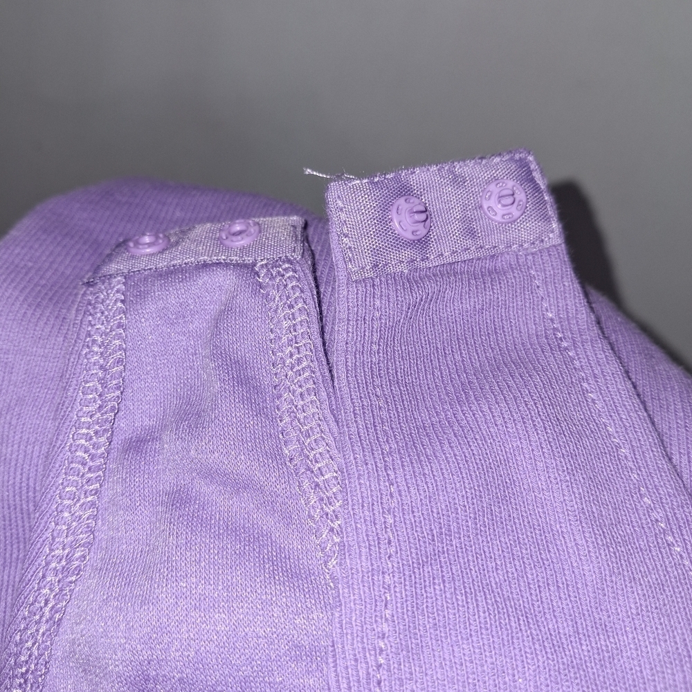 Purple Sleeveless Bodysuit- W Sz Small - Picture 5 of 6